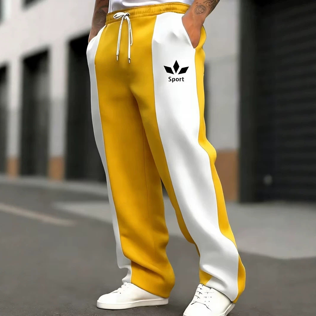 Herren Sportliche Jogginghose mit seitlichen Streifen Drune