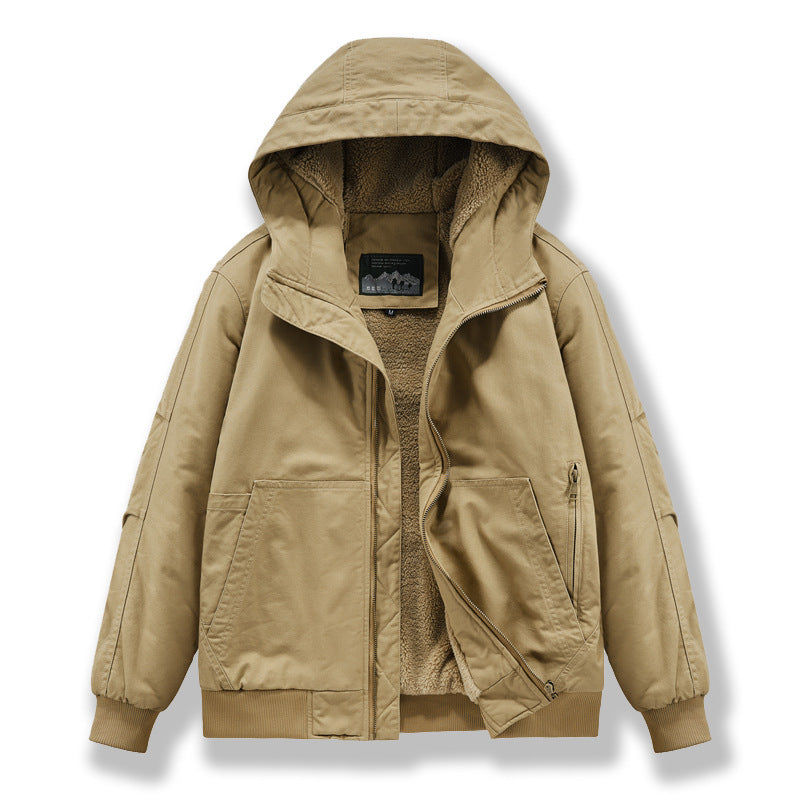 Herren Technische Bomberjacke mit Kapuze Drune