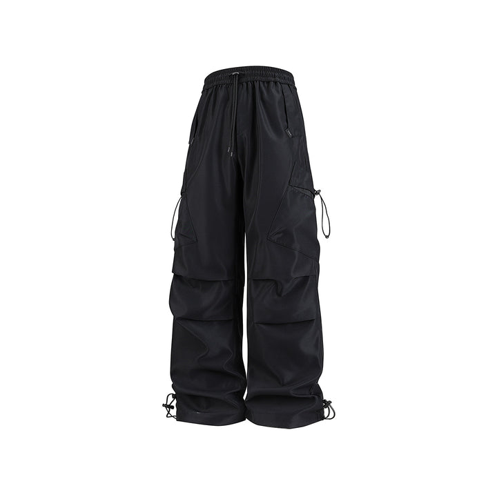 Herren Oversized Cargo‑Hose mit Tunnelzugbund, multifunktionalen Klapp‑ und Beintaschen sowie verstellbaren Kordelabschlüssen Drune