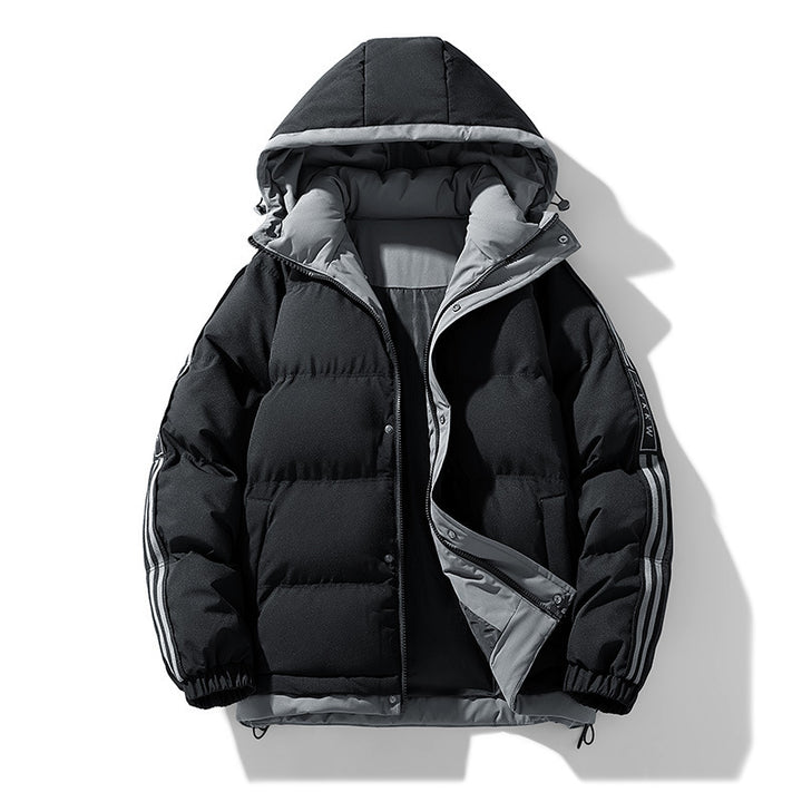 Herren Modische Wattierte Winterjacke Drune