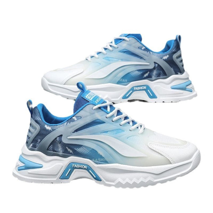 Damen Sportliche Freizeitsneakers mit atmungsaktiver Netzstruktur und dämpfender Sohle Drune