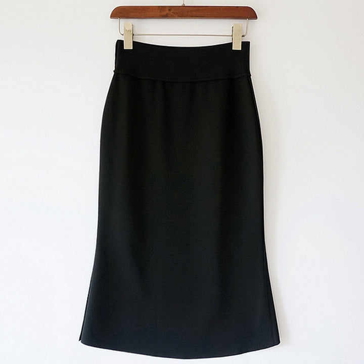 Damen Eleganter, taillierter A-Linien Rock Drune
