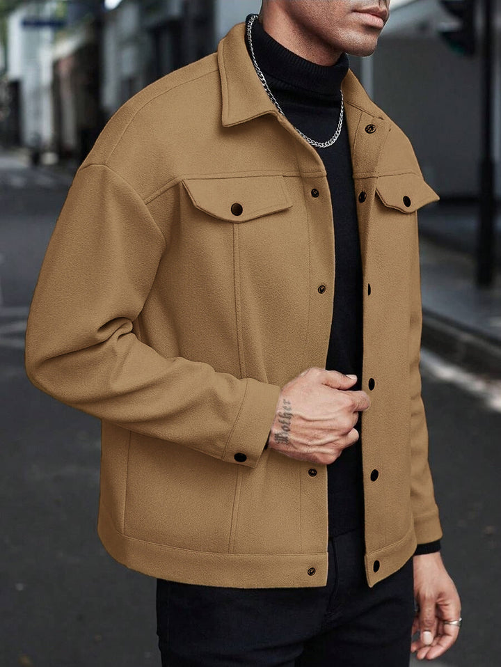 Herren moderne Freizeitjacke im lässigen Schnitt Drune