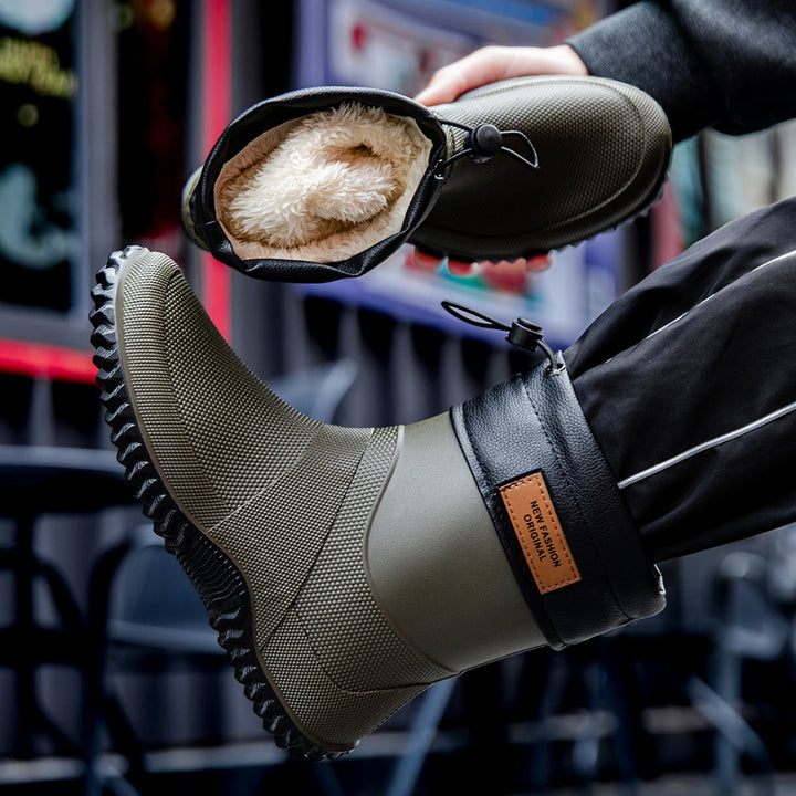 Herren Funktionale wasserdichte Ankle-Gummistiefel mit verstellbarem Bündchen Drune