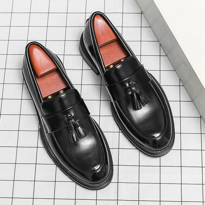 Damen elegante Loafers mit Quasten und hochwertigem Leder Drune