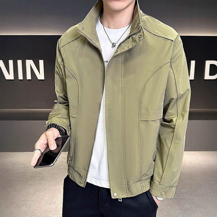 Herren Freizeitjacke mit hohem Kragen Drune