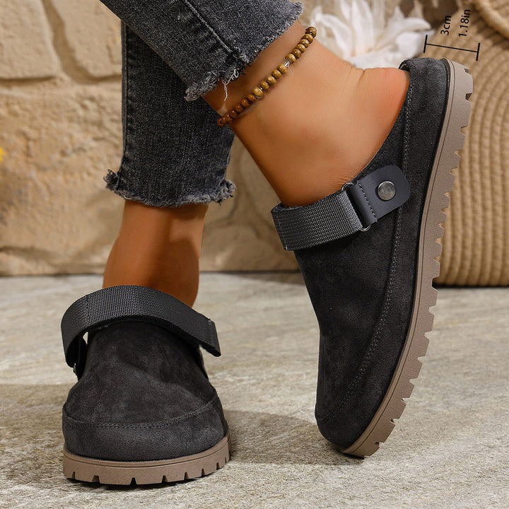 Damen Komfortable Clogs mit verstellbarem Riemen Drune