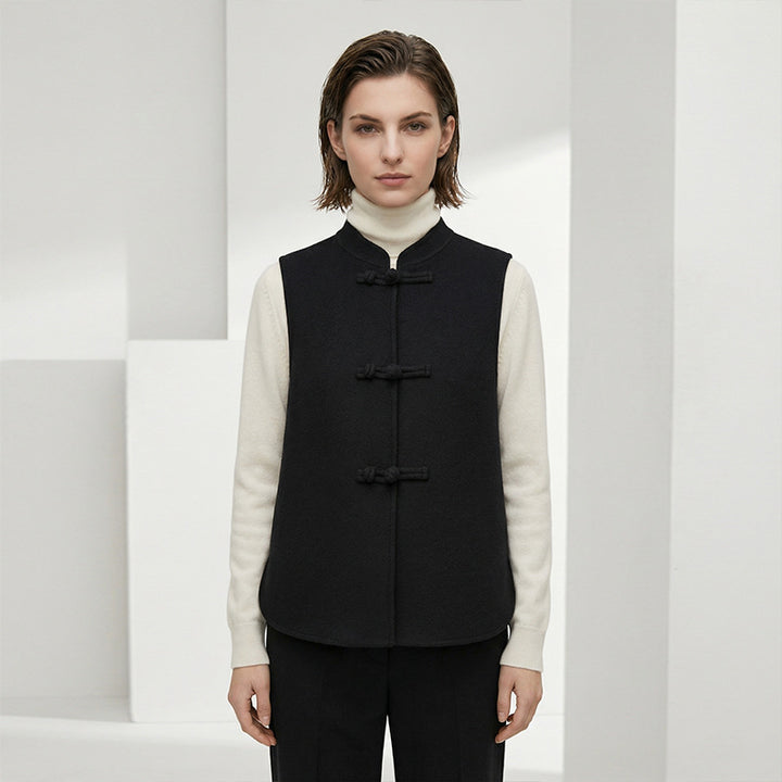 Damen Eleganter Wollmantel Drune