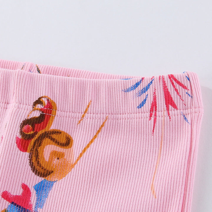 Mädchen Leggings mit buntem Ballerina-Design Drune