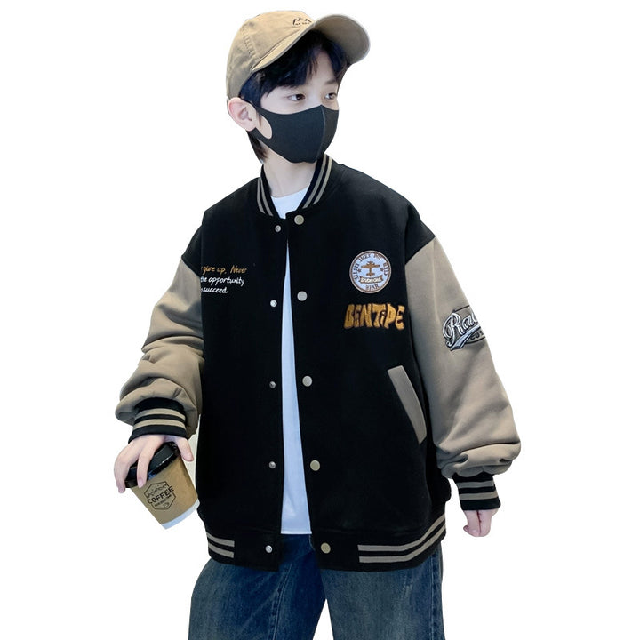 Unisex lässige Collegejacke mit einzigartigen Stickereien Drune
