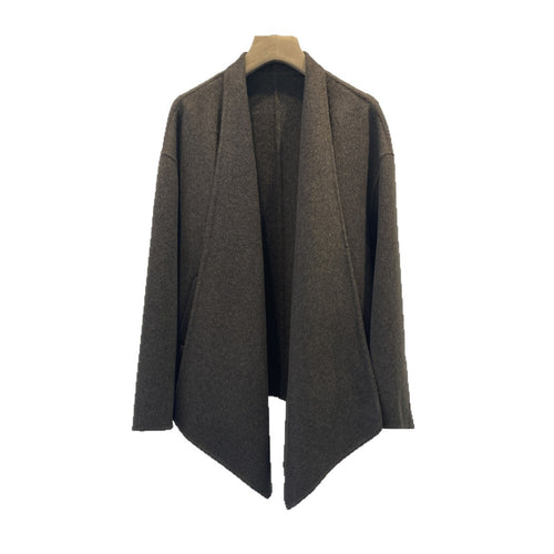 Damen Gemütlicher Offener Strickcardigan Drune