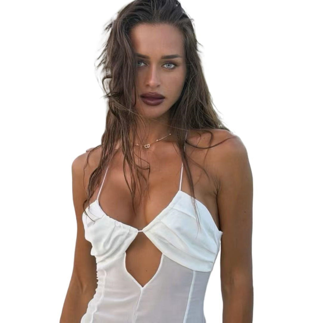 Damen Maxikleid mit verführerischen Cut-Outs von Drune