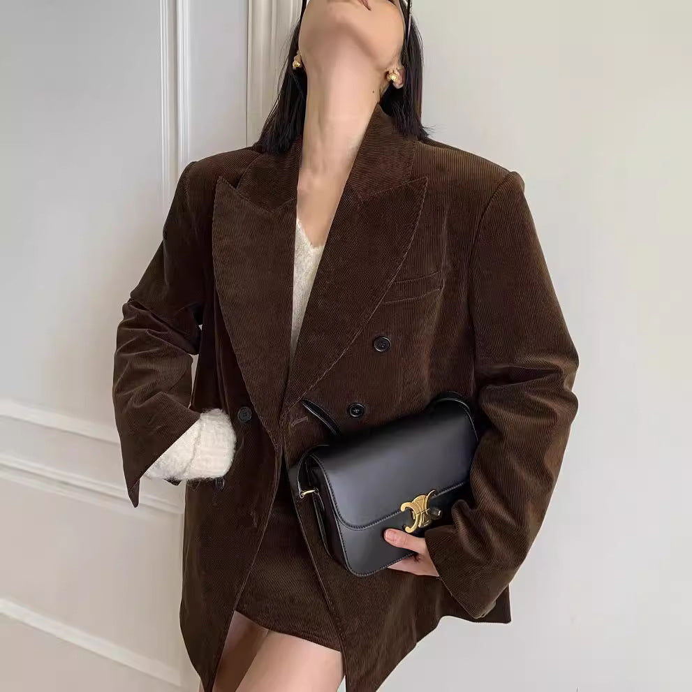 Damen Eleganter Cordblazer Drune
