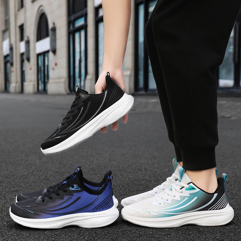 Herren Laufschuhe mit atmungsaktiver Mesh-Oberfläche und stoßdämpfender Sohle Drune