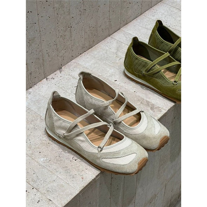 Damen Ballerinas mit elegantem Riemchen-Design Drune