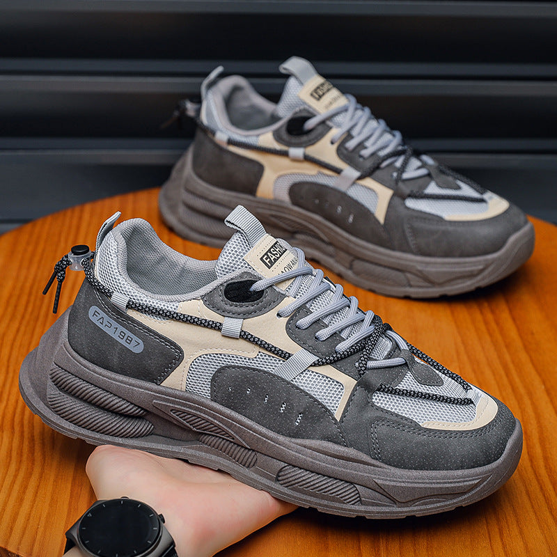 Damen Sportliche Sneakers mit atmungsaktiver Netzstruktur und dämpfender Sohle Drune
