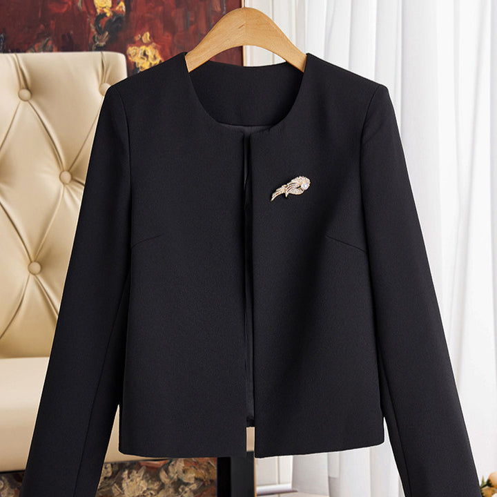Damen Elegante Blazerjacke mit schickem Verschluss Drune