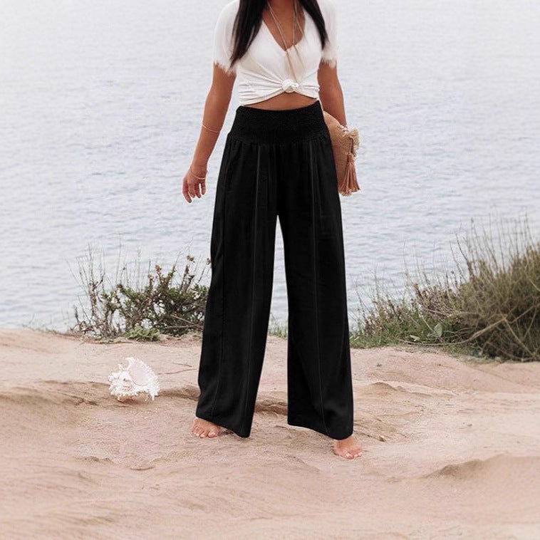 Damen Elegante und luftige Palazzohose Drune