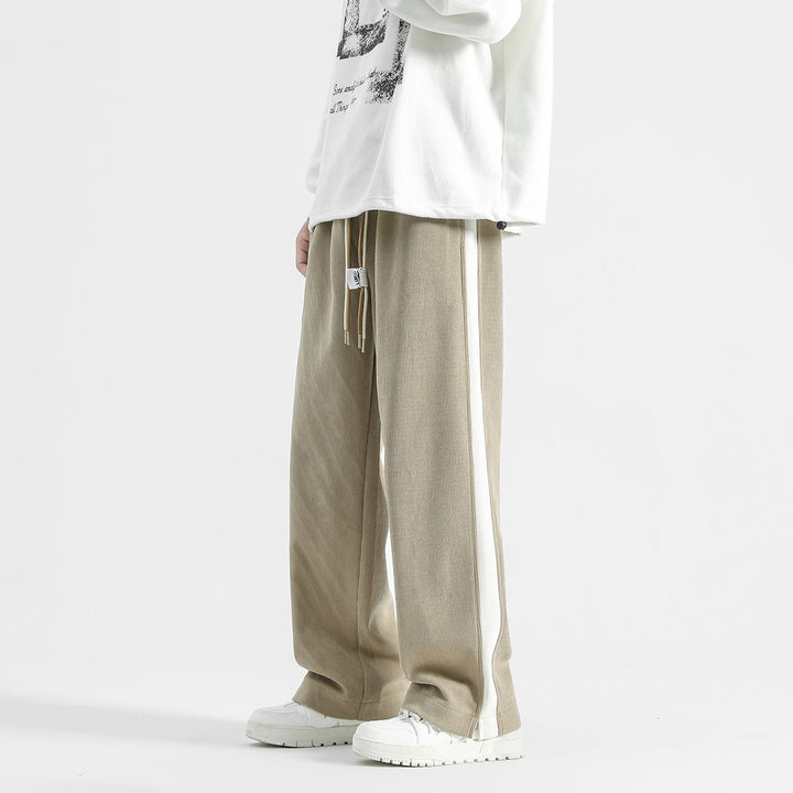 Damen Elegante und lässige Cordhose mit seitlichen Streifen Drune