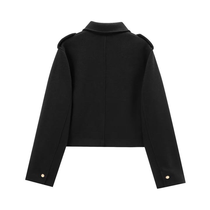 Damen Modische Kurzjacke mit Pattentaschen