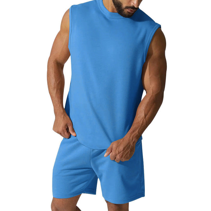 Herren sportliches Kurzarm-Set aus atmungsaktivem Material Drune