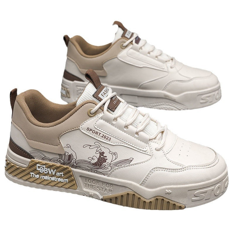 Damen Sportliche Sneakers mit kunstvollem Grafikdesign und rutschfester Sohle Drune