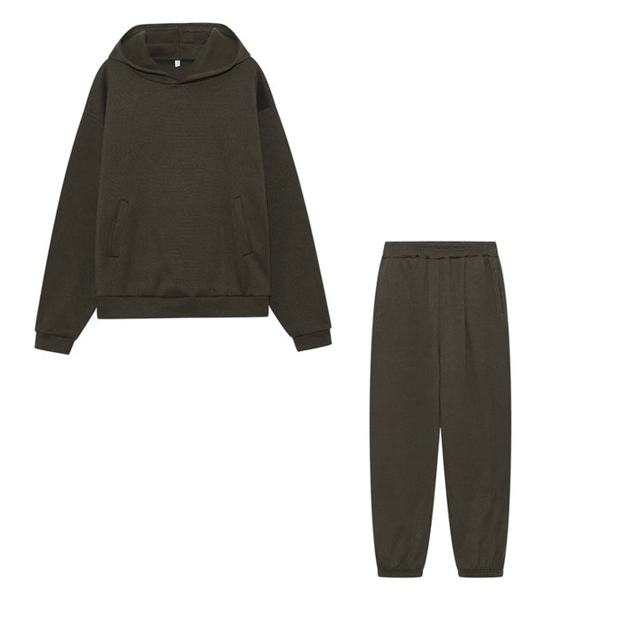 Damen Sportliches Set mit Hoodie und Jogginghose Drune