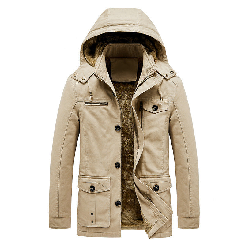 Herren Robuste und Warmgefütterte Outdoor-Jacke Drune