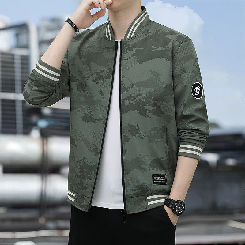 Herren Camouflage Bomberjacke Drune