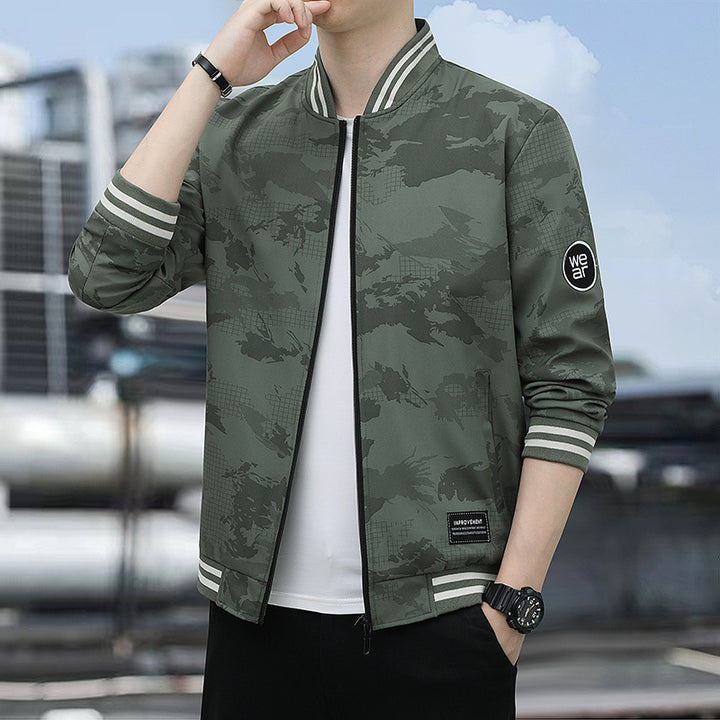 Herren Camouflage Bomberjacke Drune