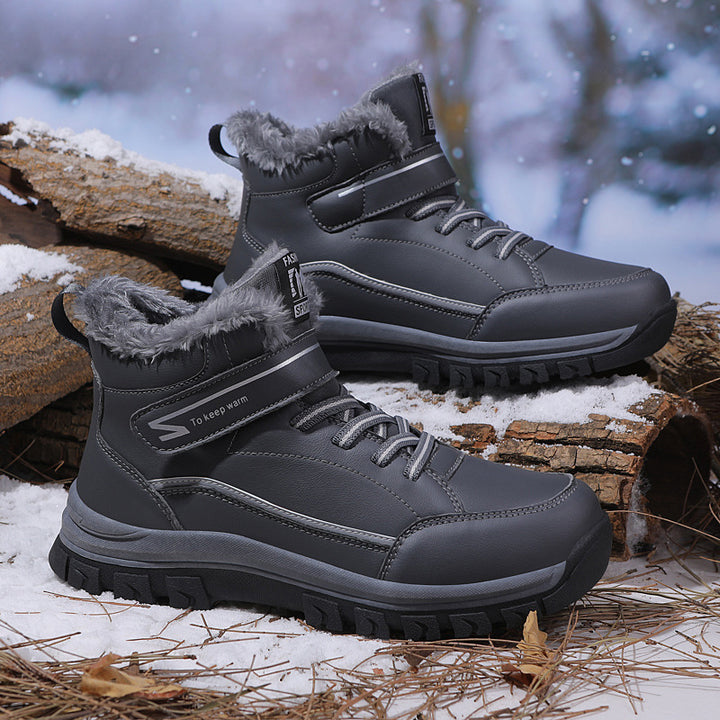 Damen Isolierte Winterstiefel mit rutschfester Profilsohle und warmem Innenfutter Drune