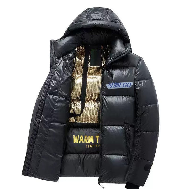 Damen Thermo Pufferjacke mit Kapuze Drune