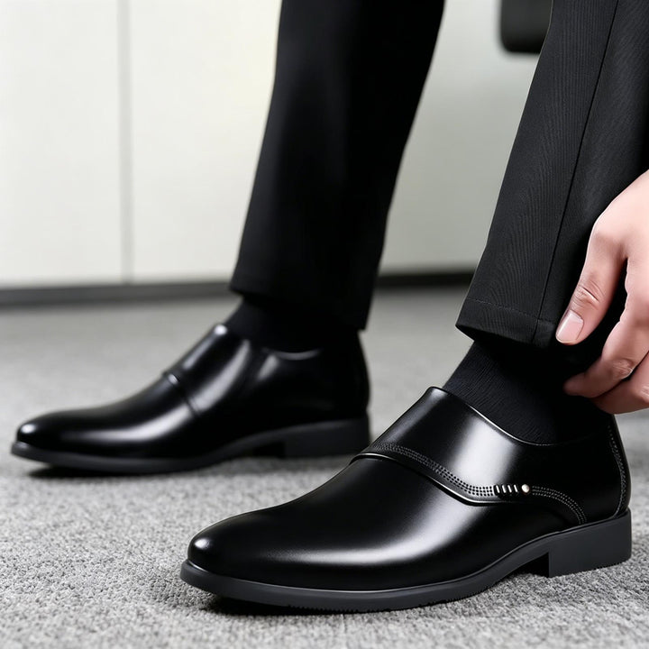 Herren Elegante und Bequeme Lederslipper Drune
