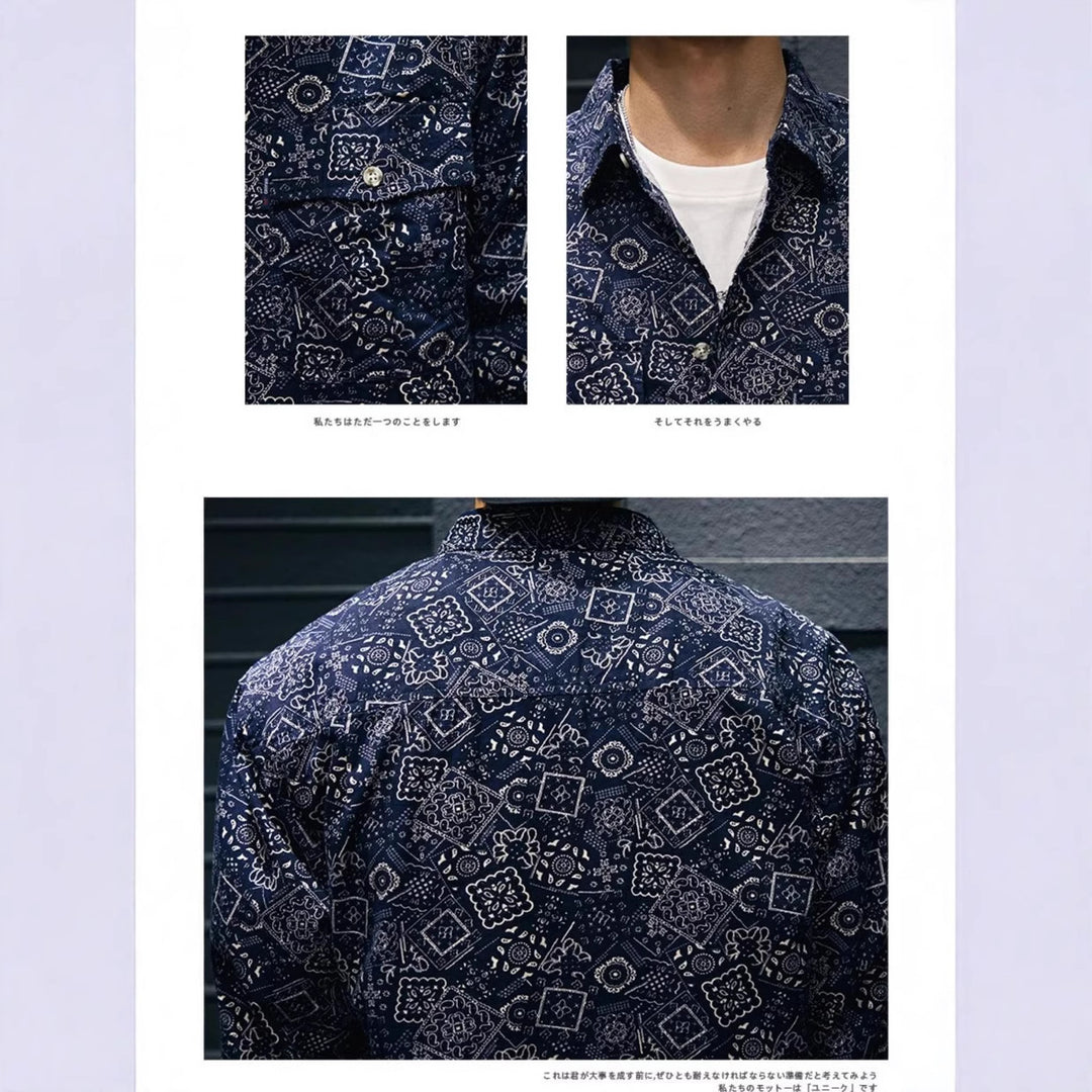 Herren Fashion Hemd Drune
