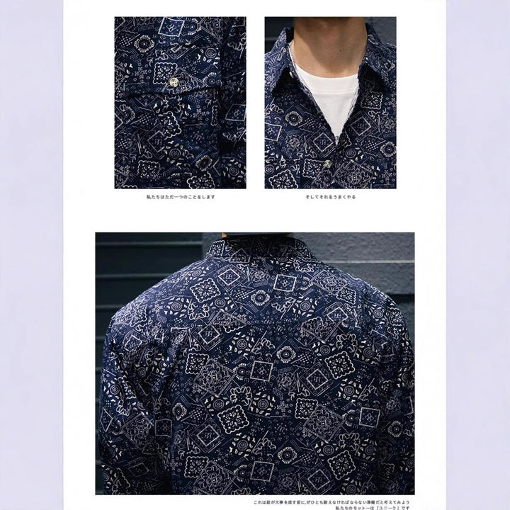 Herren Fashion Hemd Drune