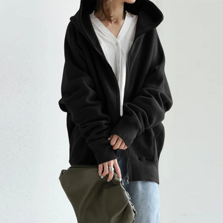 Drune | Stylische, lockere Jacke mit Reißverschluss