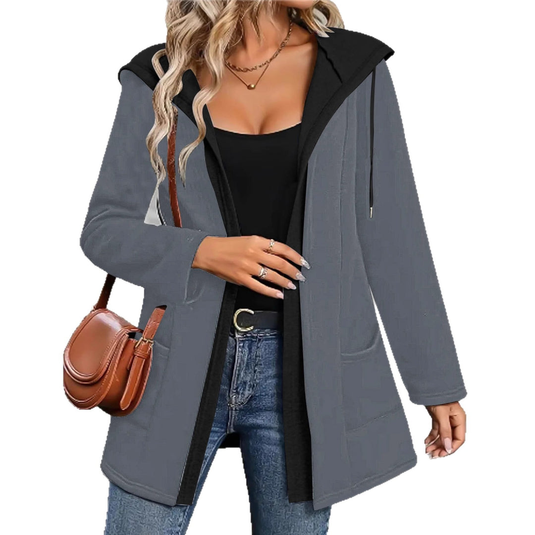Damen Lässige Kapuzenjacke mit praktischen Taschen und modernem Schnitt Drune