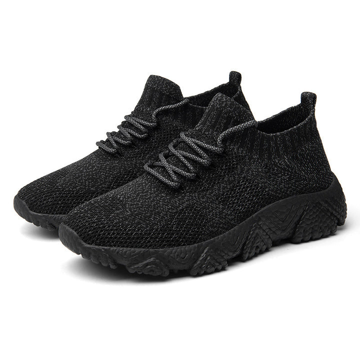 Unisex nan urbaner Strick-Schlupfsneaker mit sockenhaftem Schaft und markanter Profilsohle Drune