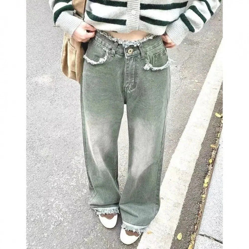 Damen weite Jeanshose Drune