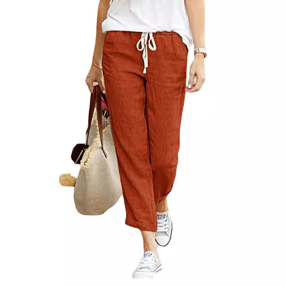 Damen Leichte und bequeme Freizeithose Drune