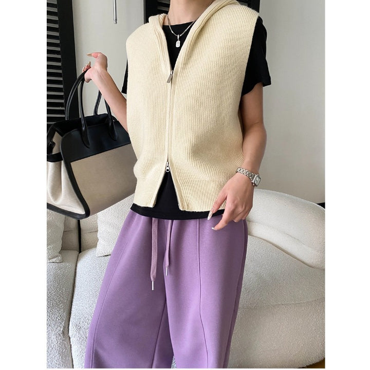 Damen lässige Strickweste Drune