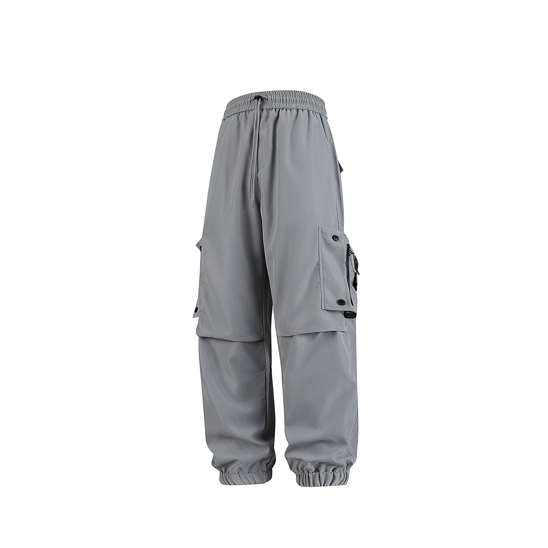 Herren Weite Technical‑Cargo‑Jogger mit elastischem Tunnelzugbund, Multifunktions‑Cargotaschen und verstellbaren Beinabschlüssen Drune