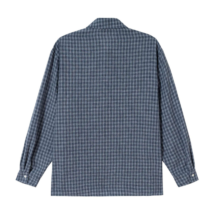 Herren Oversized Flanellhemd im Relaxed‑Schnitt mit Brusttasche Drune