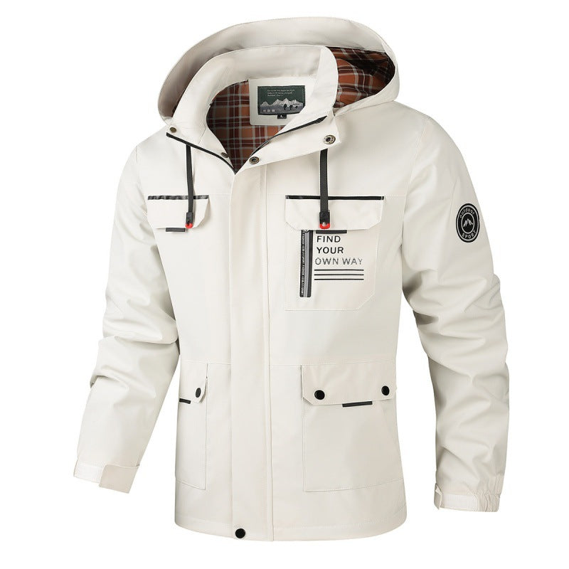 Herren Wetterfeste Allwetterjacke Drune