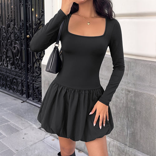 Damen Ballonkleid Drune