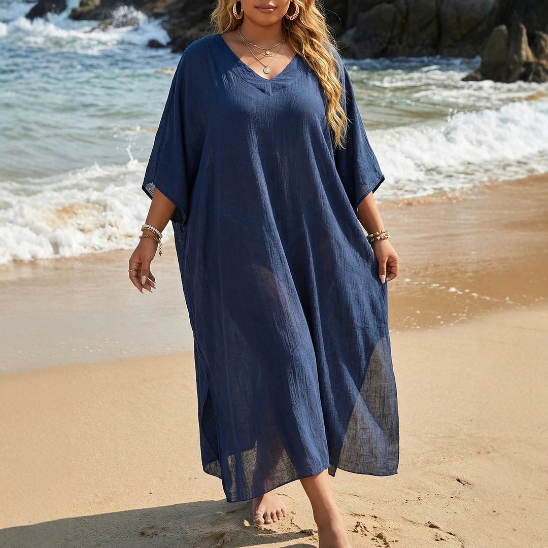 Damen luftiger Strandkleid Drune
