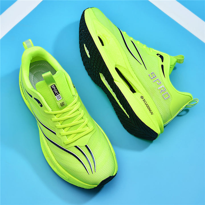 Unisex leichte Laufschuhe mit dämpfender Plattformsohle und atmungsaktivem Obermaterial Drune