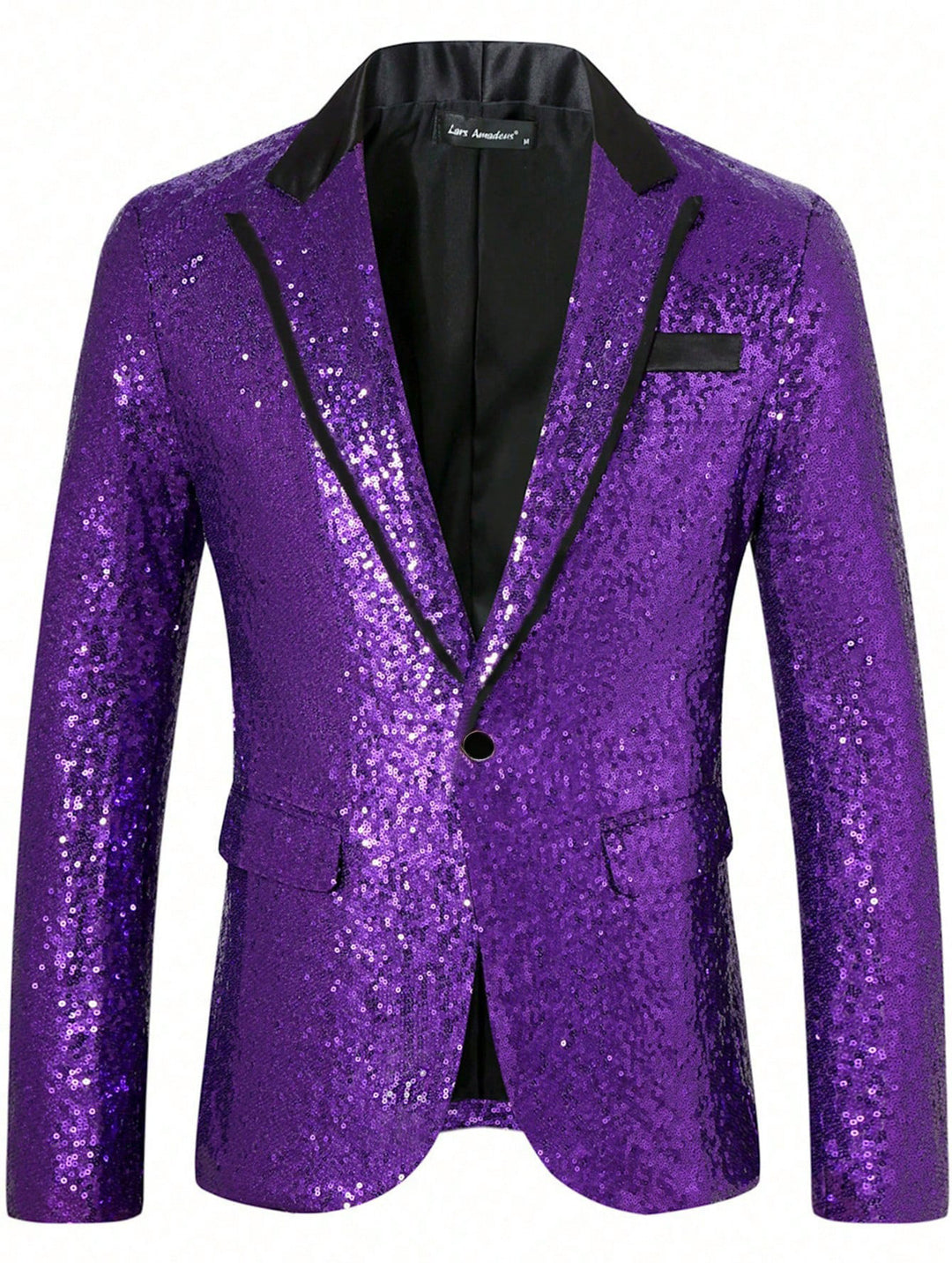 Herren Glamouröser Paillettenblazer Drune