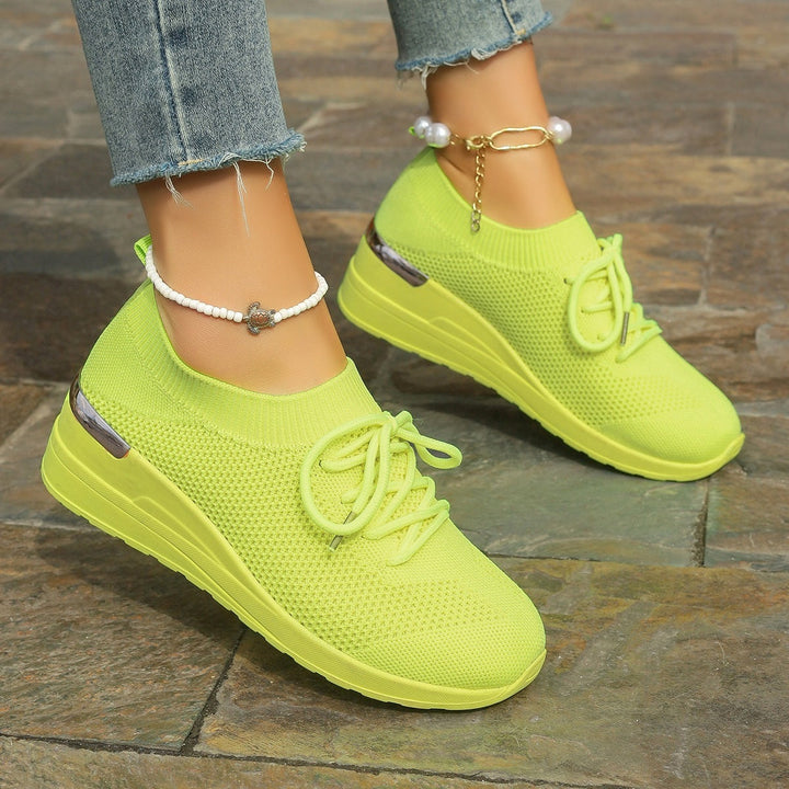 Damen Sportliche Sneaker mit innovativem Strickdesign Drune