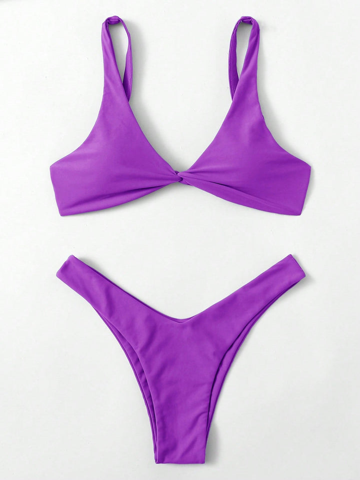 Drune | Bügel-Bikini-Set Push-Up-Bh und Tanga-Bademode für Damen